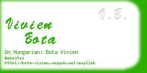 vivien bota business card